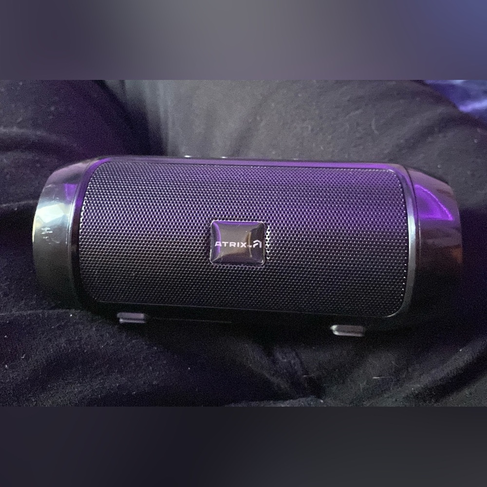 Atrix Black Portable Speaker